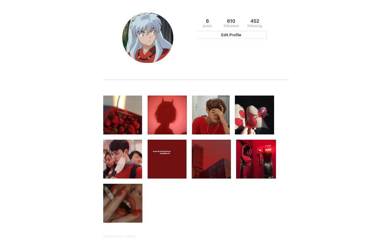 Carrd profile picture for @inuyasha